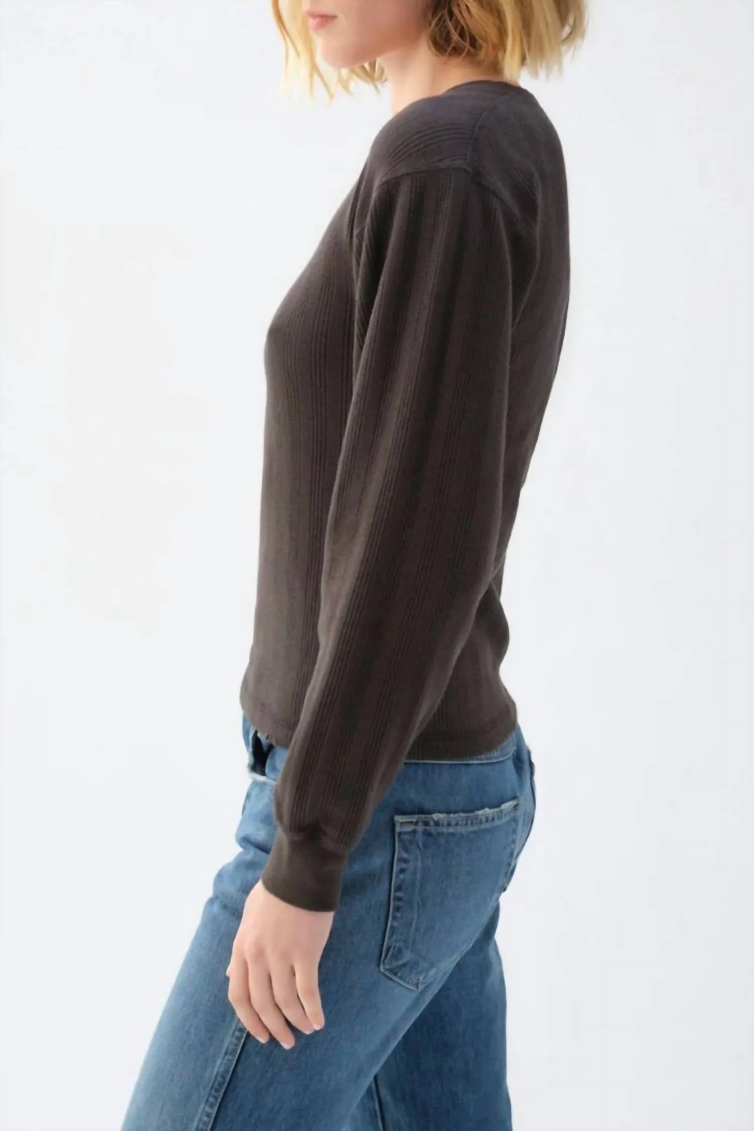 Amo - Beau Waffle Knit Top