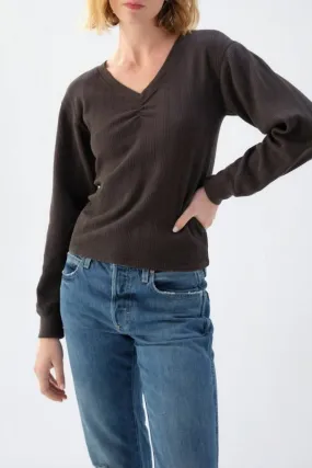 Amo - Beau Waffle Knit Top