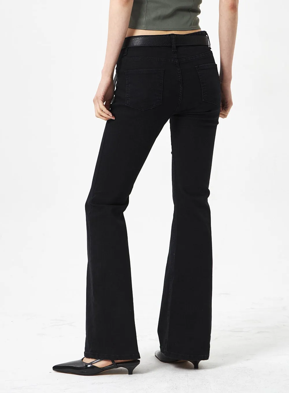 Bootcut Cotton Pants CA310