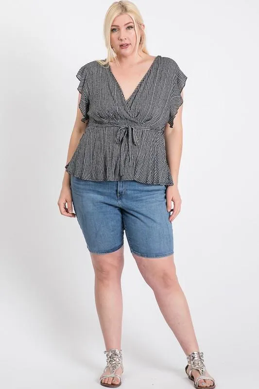 Carefree Peplum Top