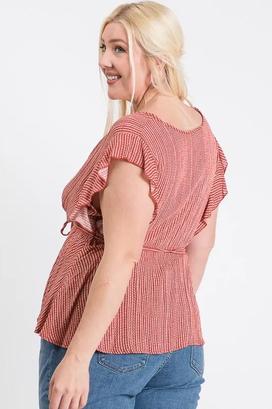 Carefree Peplum Top