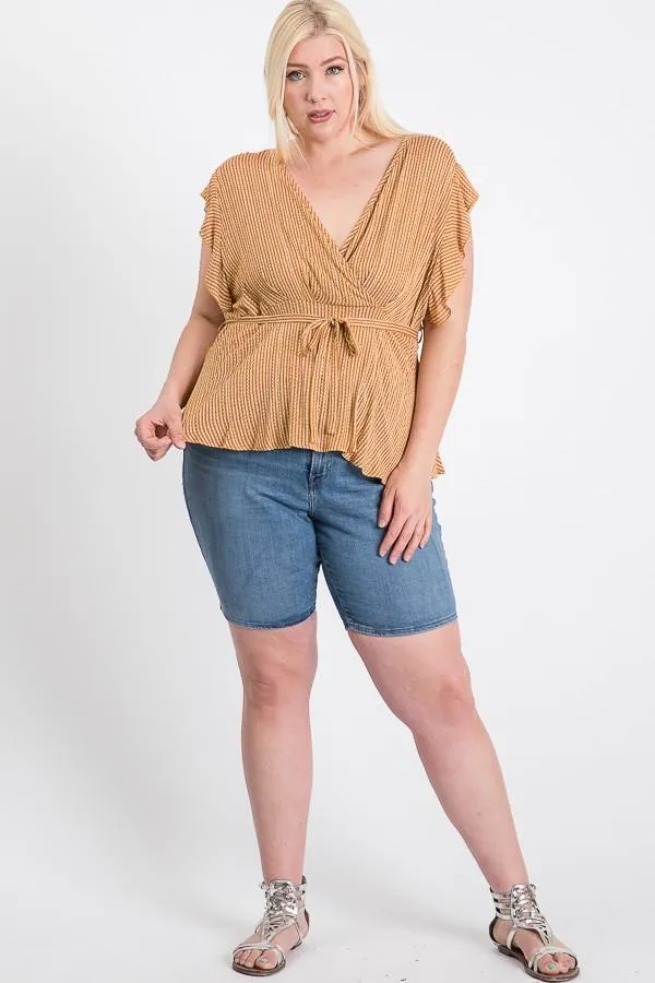 Carefree Peplum Top