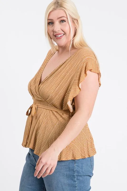 Carefree Peplum Top