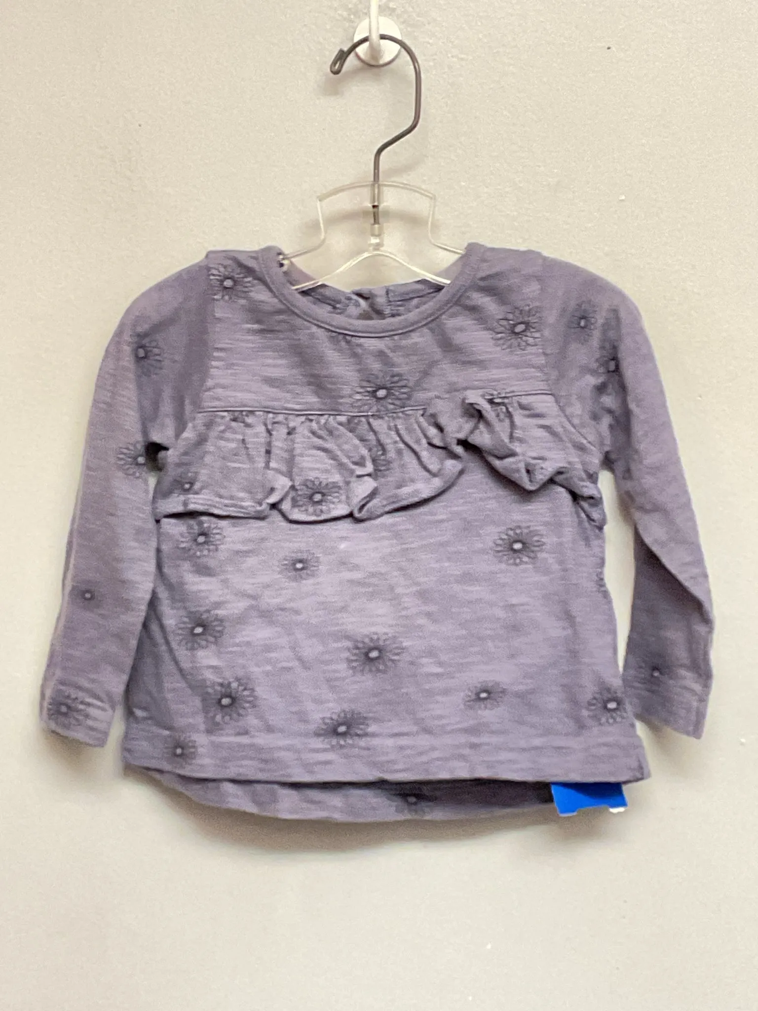 City Mouse Size 9M Purple Floral Cotton Infant Girls Onesies & Tees