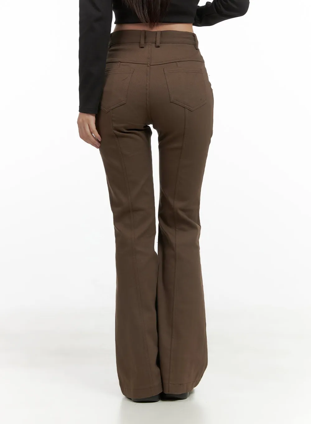 Cutline Bootcut Cotton Pants CS405