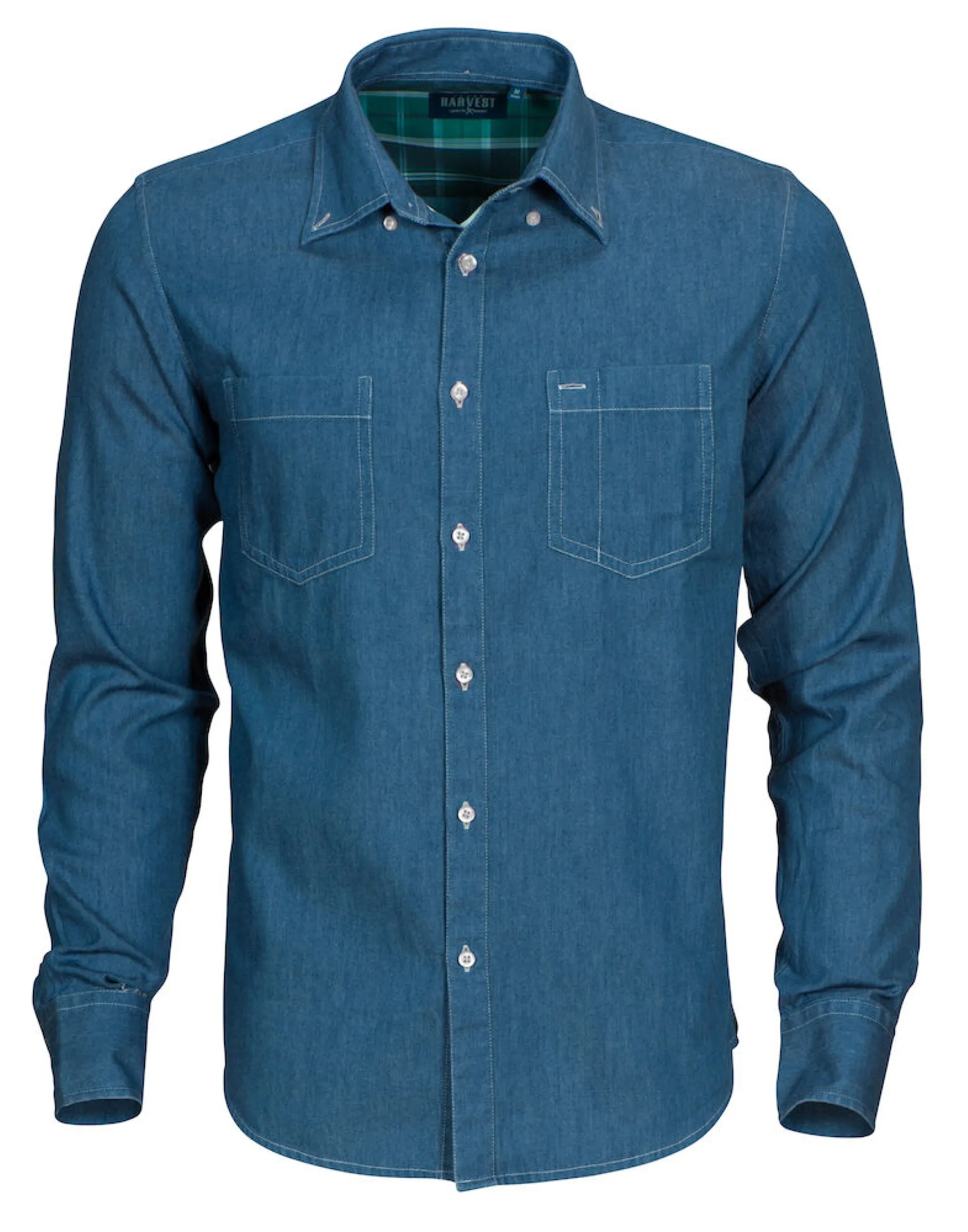 HAR2113035 James Harvest Jupiter Denim Look Shirt