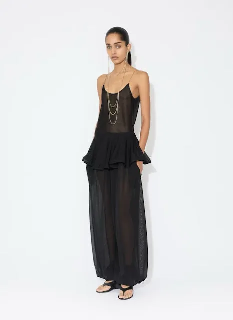 Knit Peplum Pants