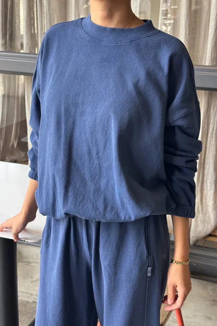 Le Bon Shoppe | Daisy Long Sleeve top | Marine Navy