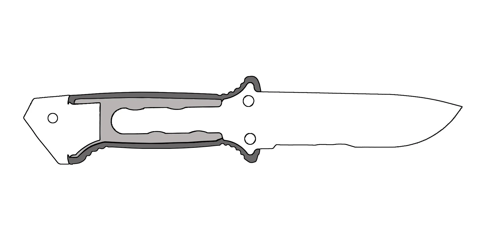 LMF II ASEK Knife System - Gerber NSN: 1095-01-552-5218