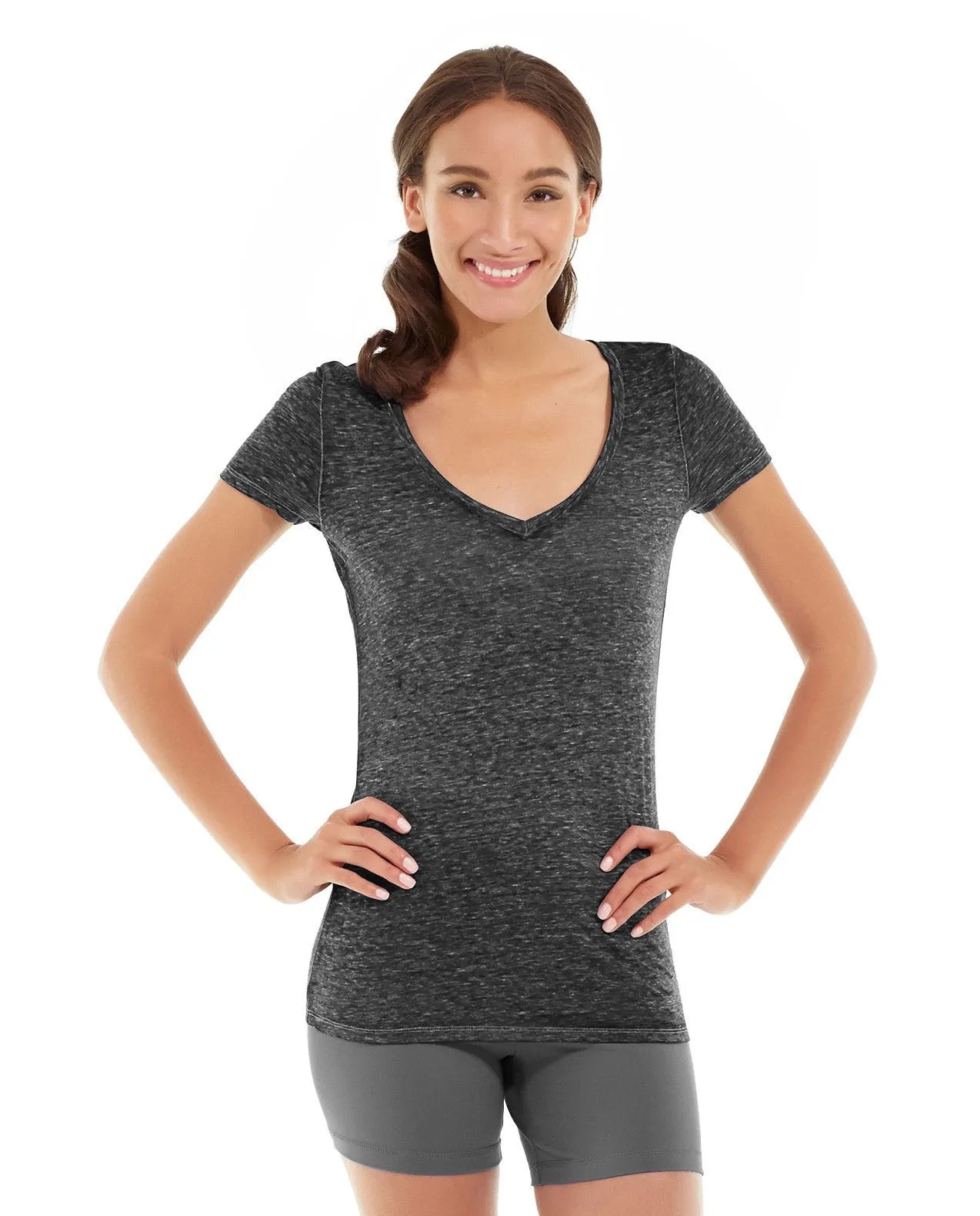 Minerva LumaTech&trade; V-Tee-M-Black