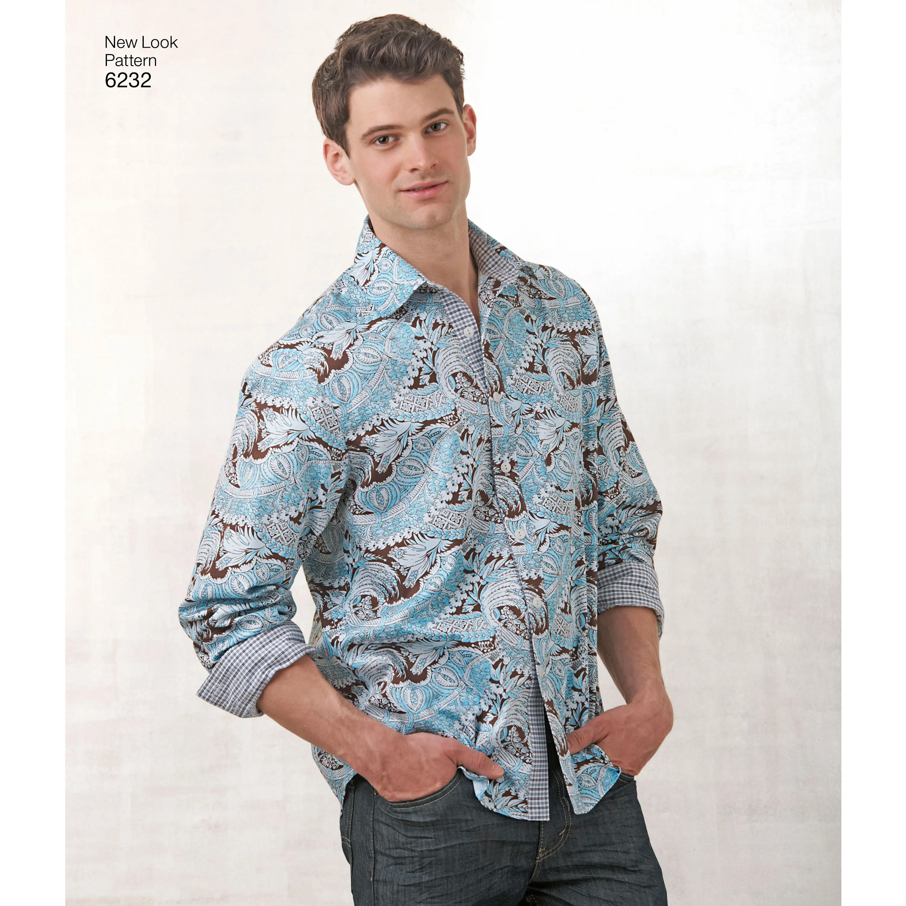 New Look Sewing Pattern 6232 - Misses' and Men's Button Down Shirt