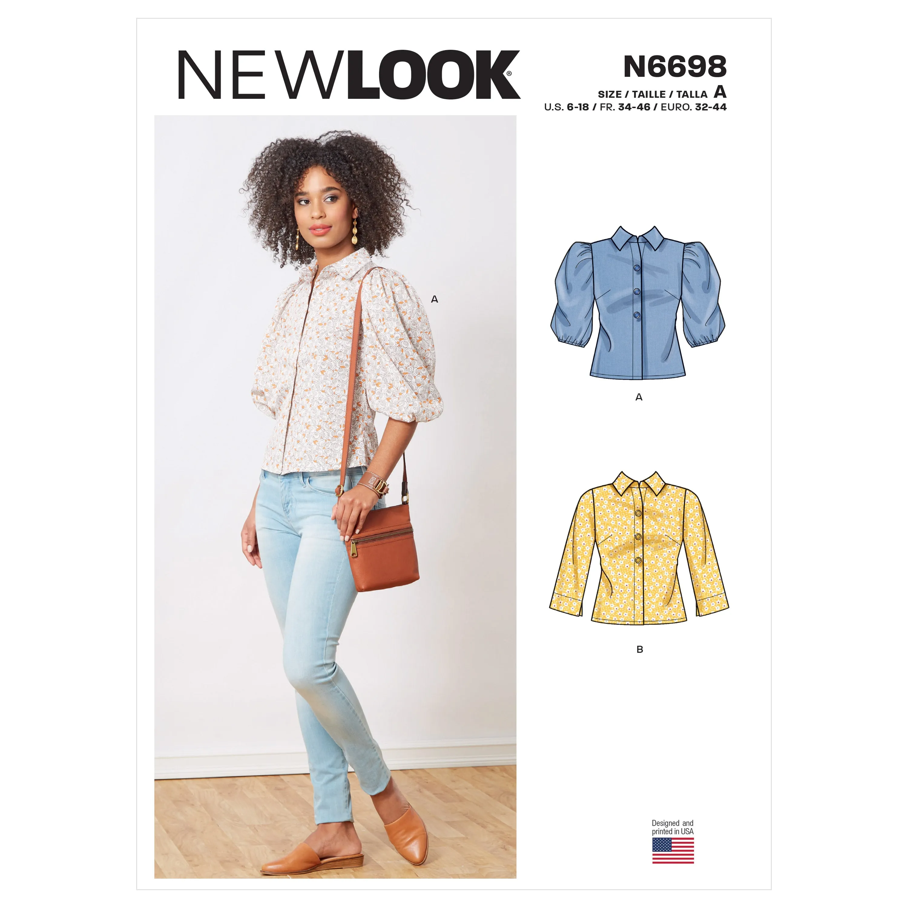 New Look Sewing Pattern N6698 - Misses' Tops