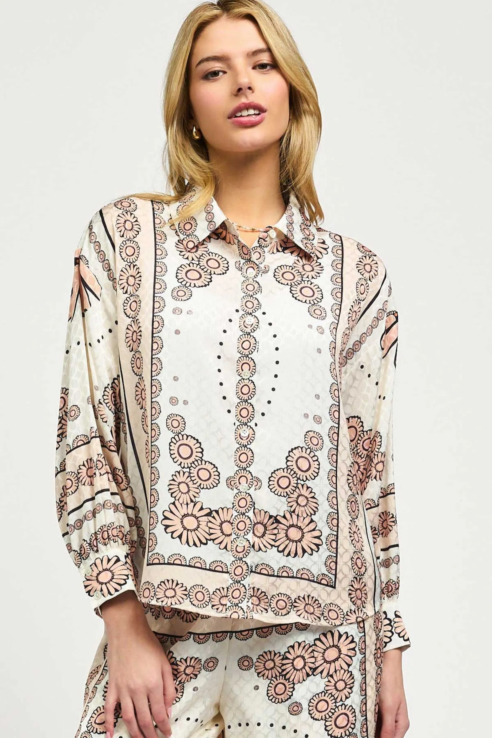 Printed Button Down