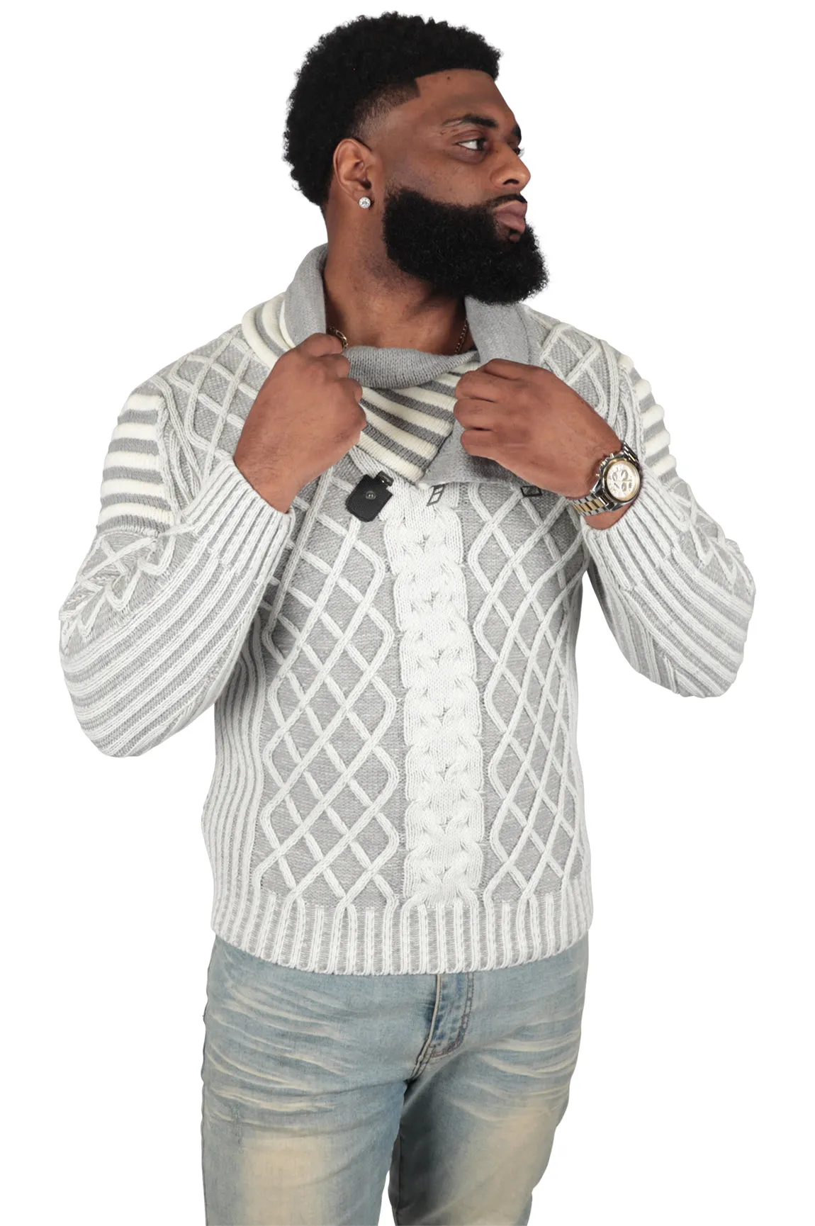 Silver Fox Fitted Sweater